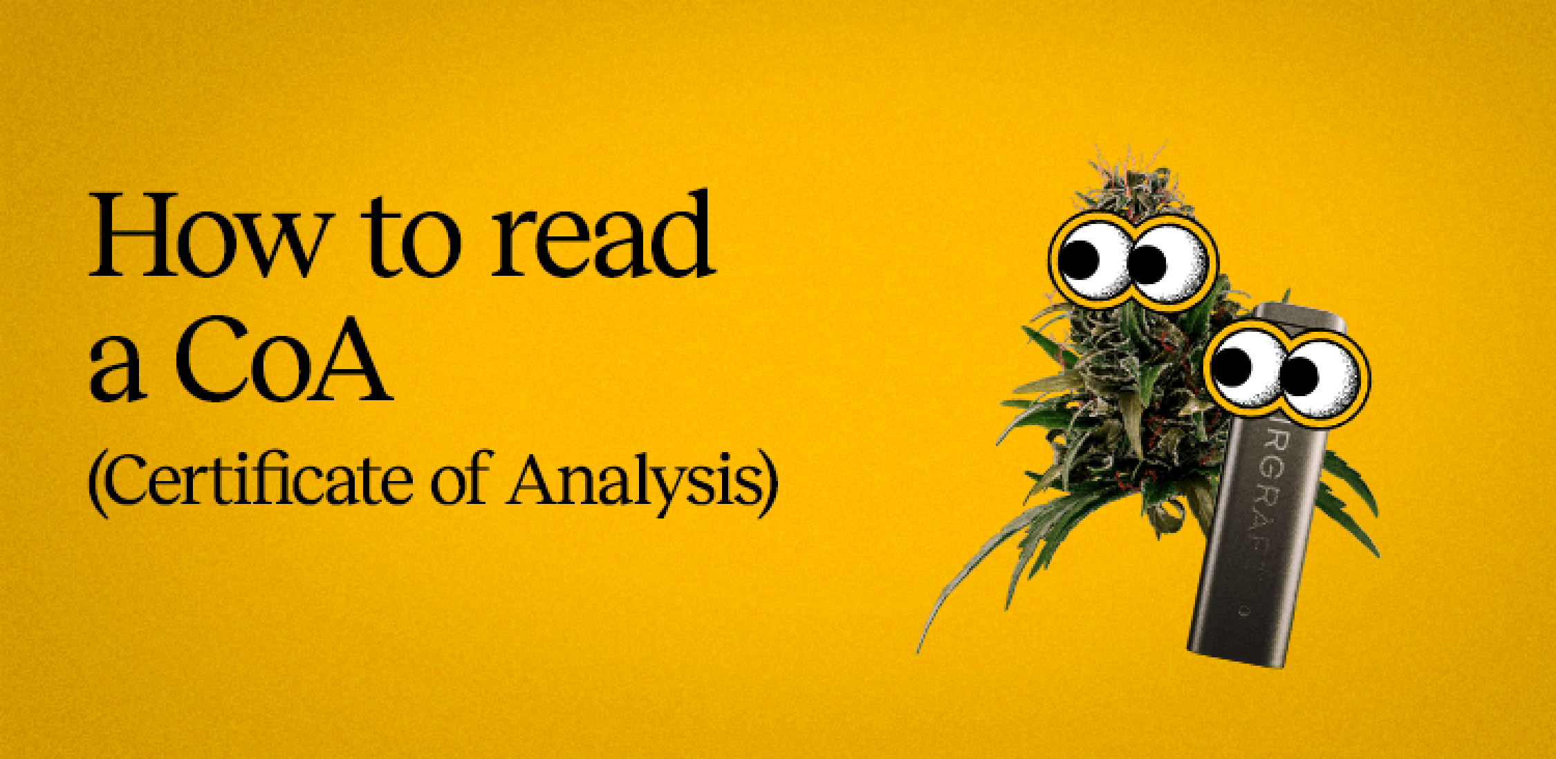 How to read a CoA (Certificate of Analysis)
